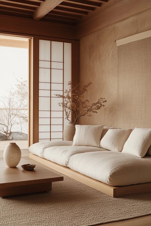 7 Model Sofa Lesehan Ala Jepang yang Bikin Ruangan Jadi Damai